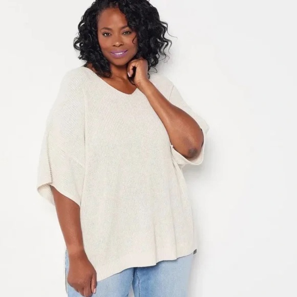GIRL WITH CURVES Oversized Tunic Sweater A452285